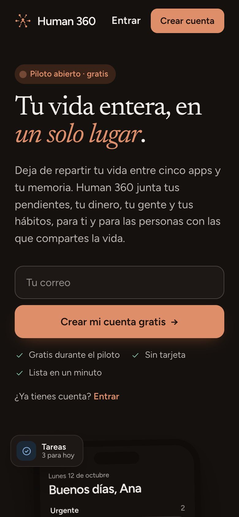 Human 360 en celular
